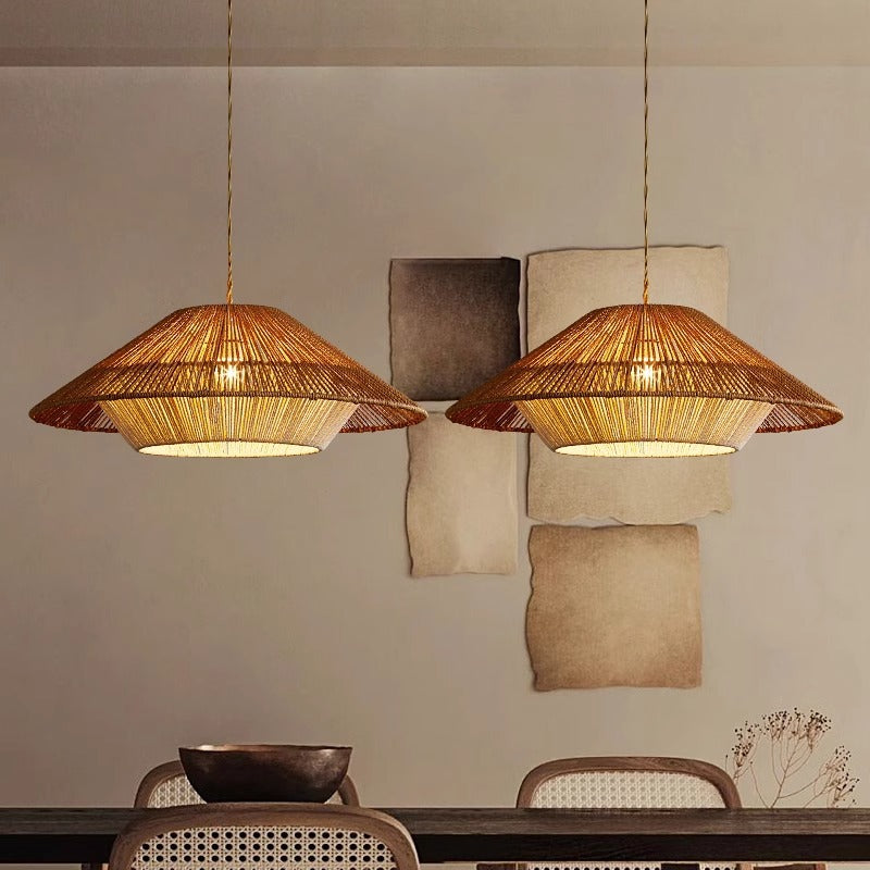 Pendrix | Artistic Woven Bamboo Hanging Lamp for Modern Interiors 4