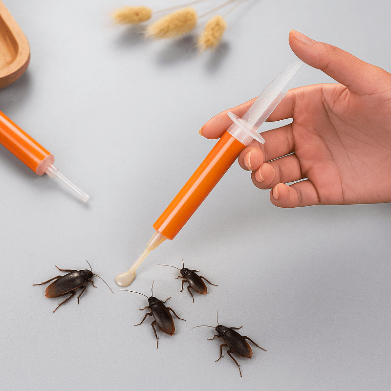 PestGuard | Effective Low-Odor Cockroach Gel Bait Kit (3 x 10g) 1