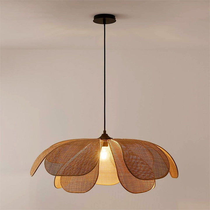 Petal Rattan Flower Pendant Lamp 9