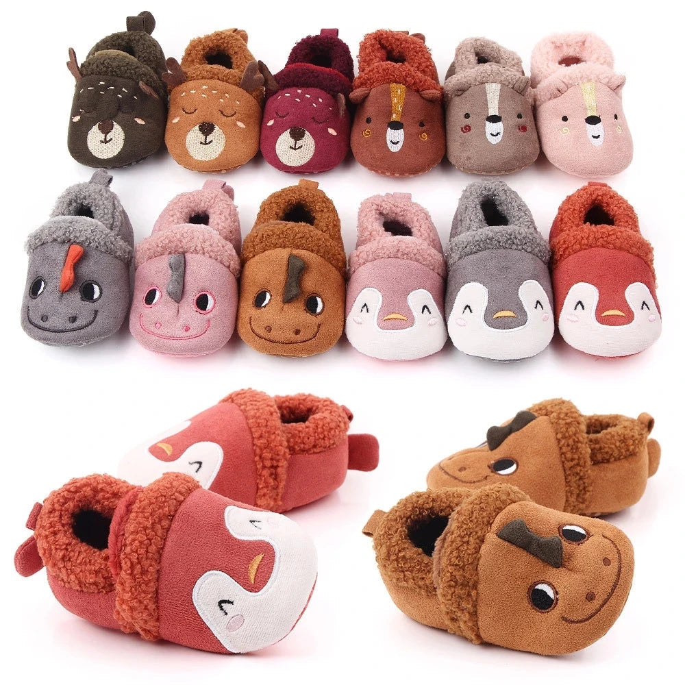 Peuter Dieren Pantoffels Zacht Knuffelmateriaal Antislip voor Comfort en Speelplezier 1