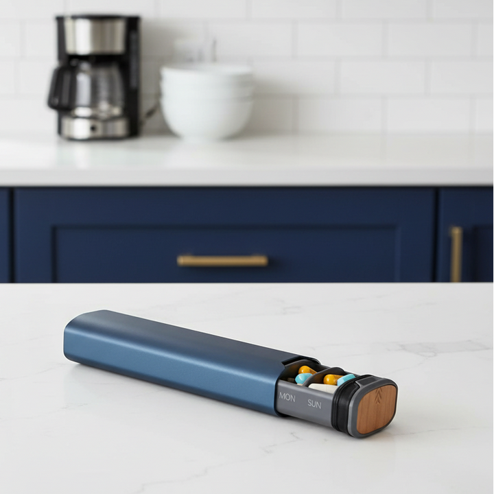 PillMate | Compact Durable Travel-Friendly Pill Organizer 0