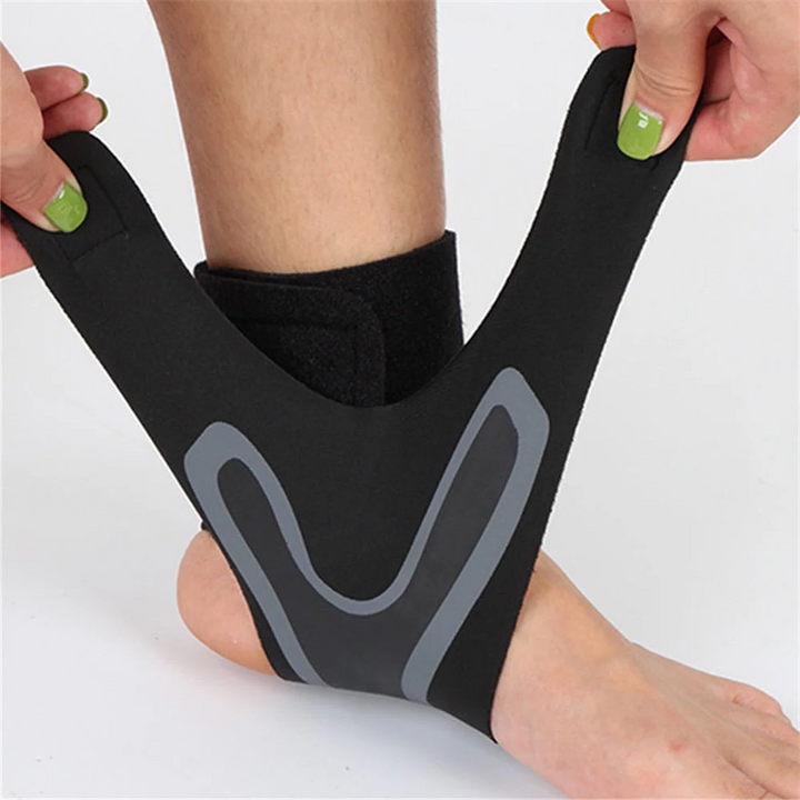 Plantar Ankle x Wrap Brace Support Compression Sleeve 0
