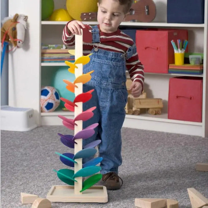 PlayBloom - Rainbow Marble Tree with Soothing Sound and Interactive Drop Design 6