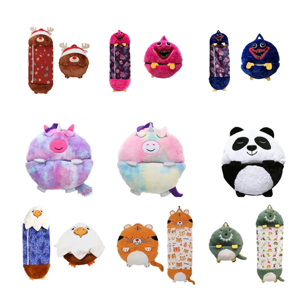 Plush Playmate and Sleeping Bag in One - SnoozeBuddy 1