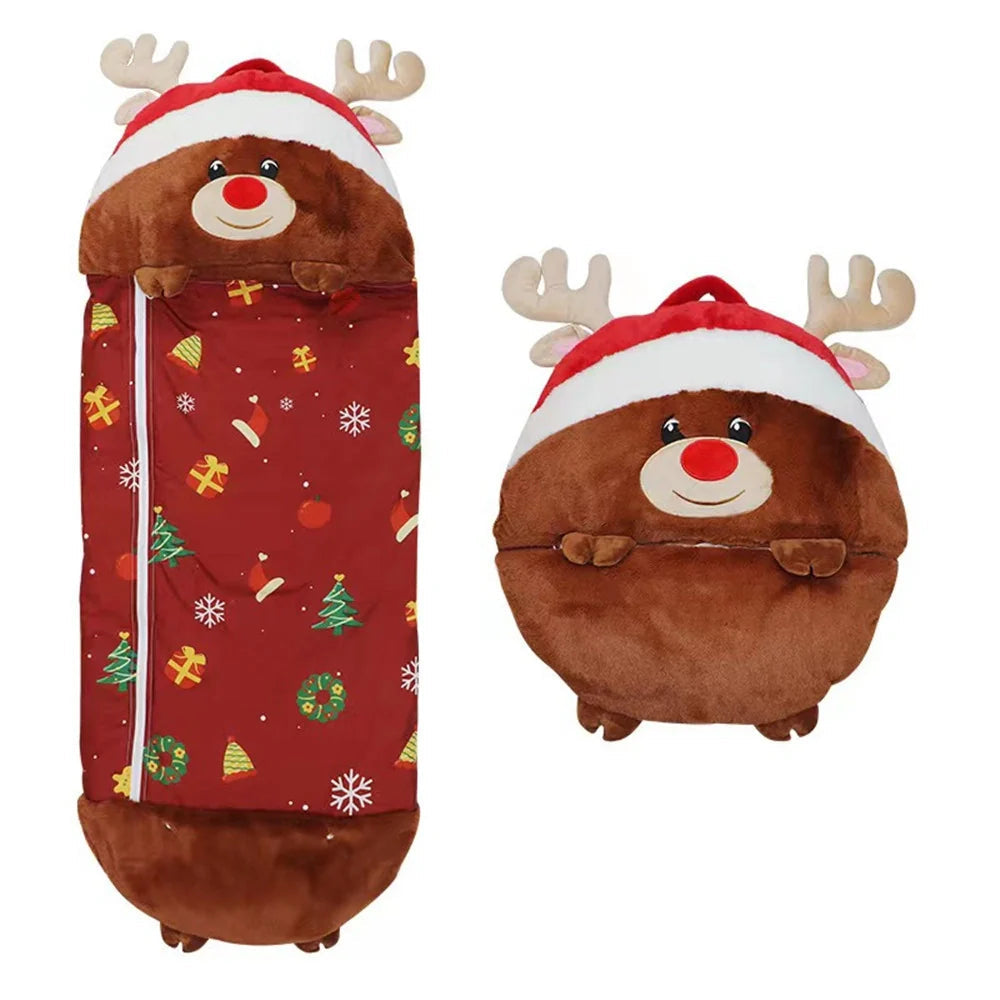 Plush Playmate and Sleeping Bag in One - SnoozeBuddy 3