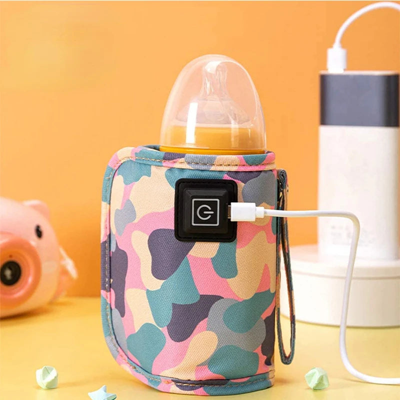 Portable Baby Bottle Warmer Quick Heating USB Type-C Compact Travel Safe 1
