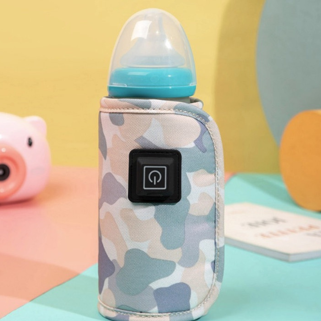 Portable Baby Bottle Warmer Quick Heating USB Type-C Compact Travel Safe 12