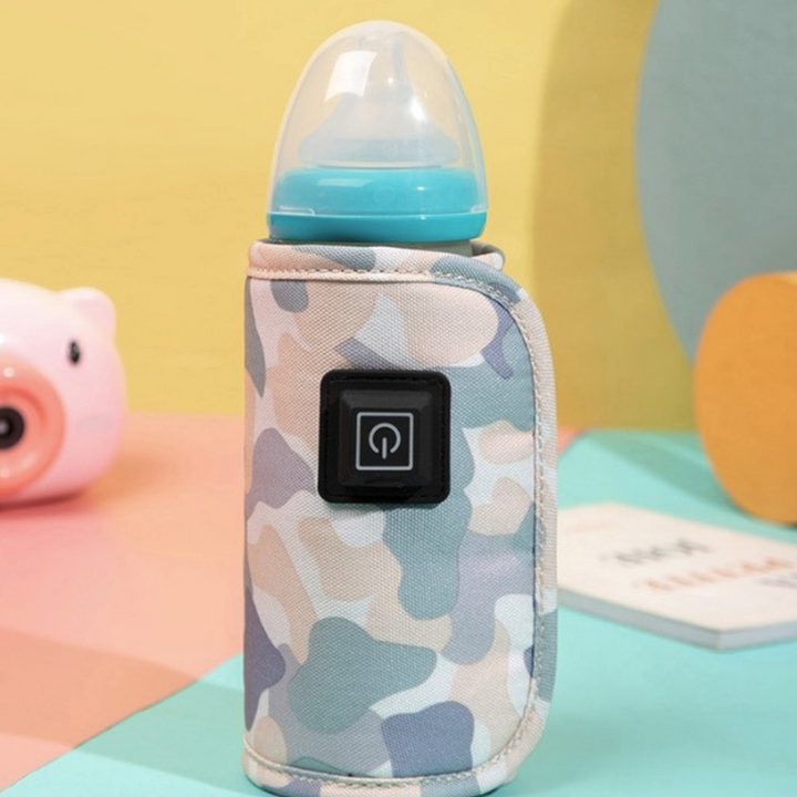 Portable Baby Bottle Warmer Quick Heating USB Type-C Compact Travel Safe 12