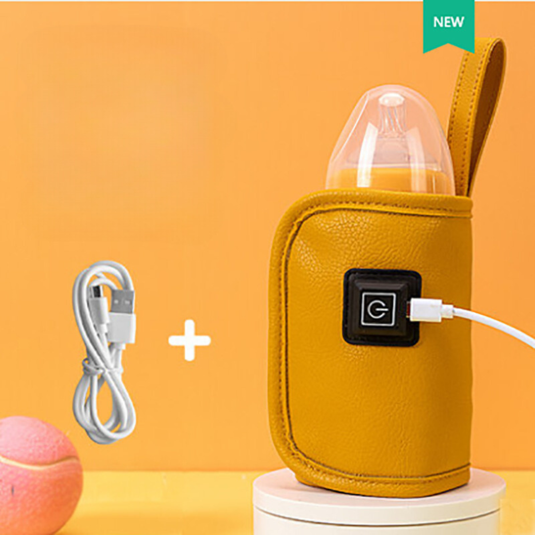 Portable Baby Bottle Warmer Quick Heating USB Type-C Compact Travel Safe 15