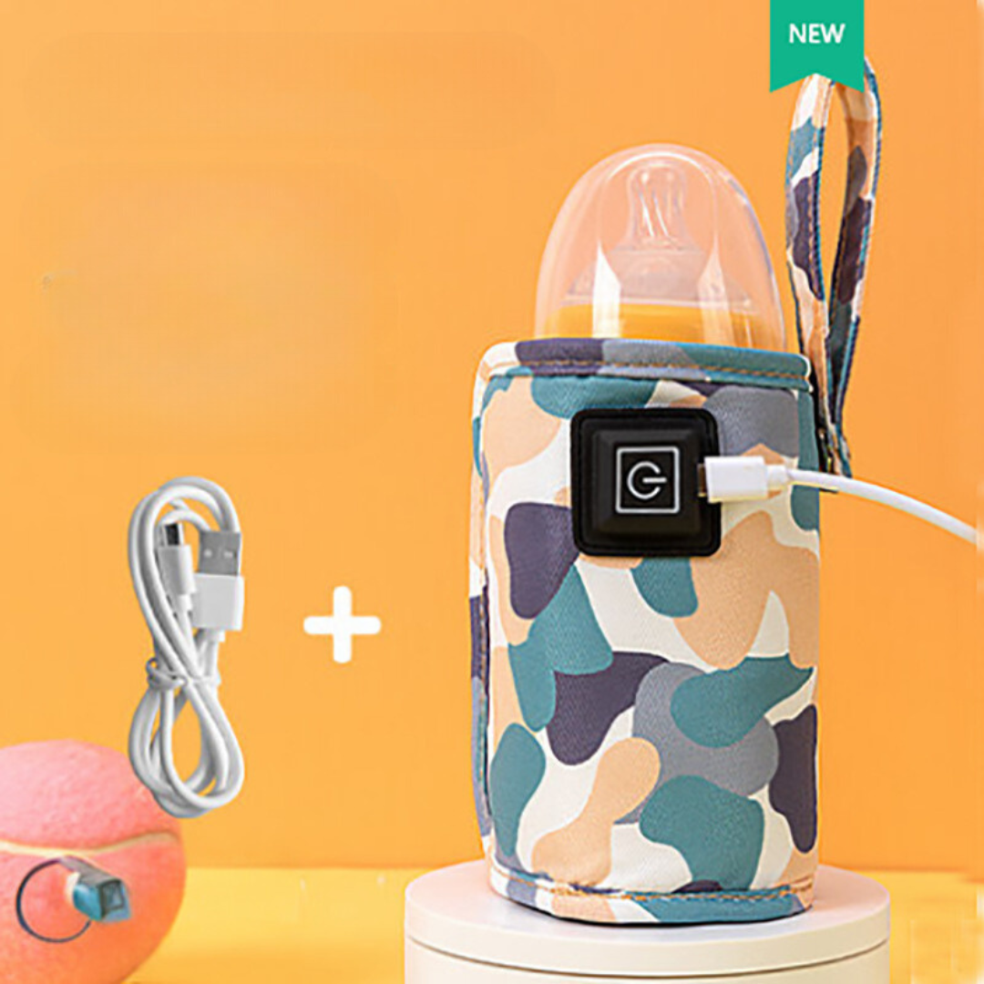 Portable Baby Bottle Warmer Quick Heating USB Type-C Compact Travel Safe 17
