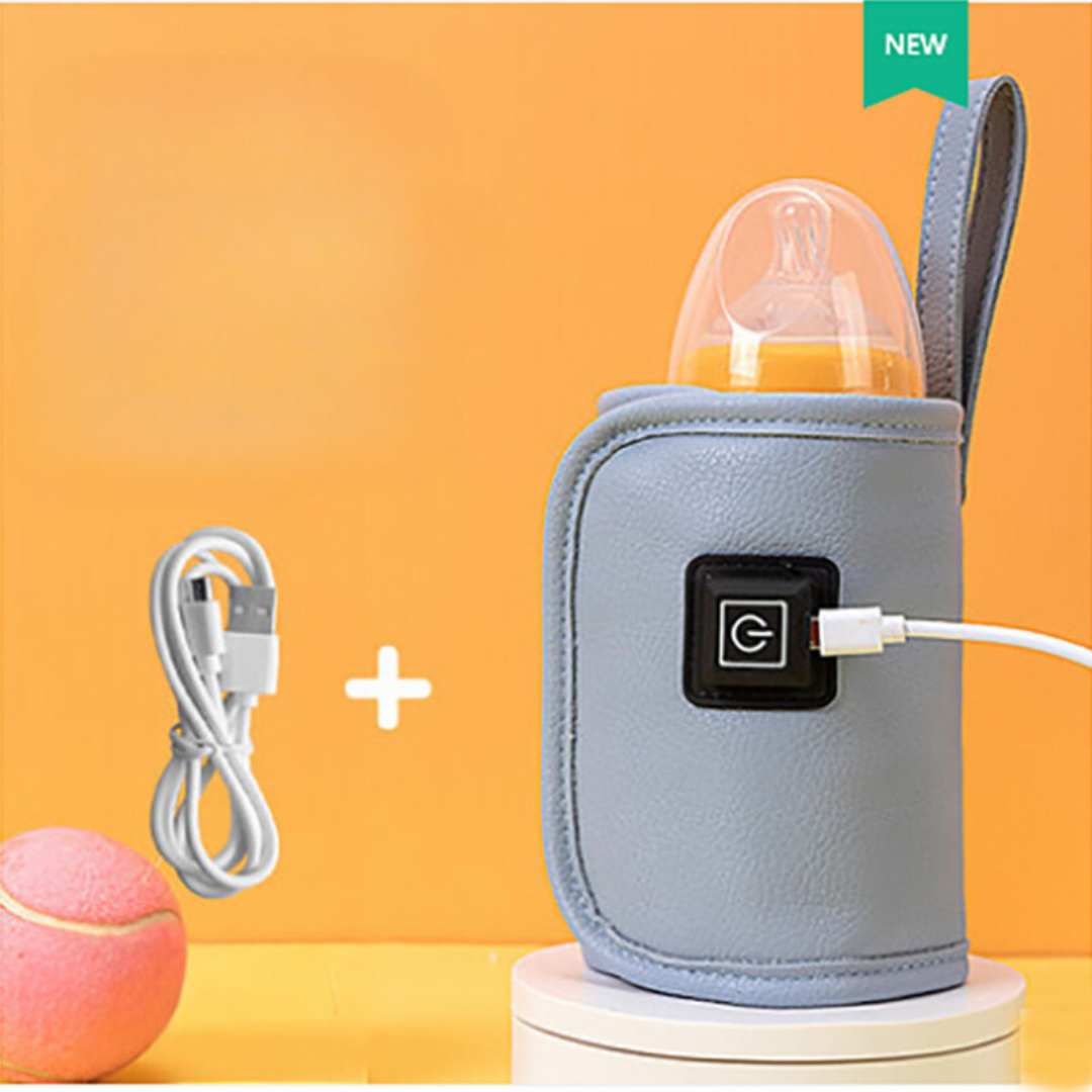 Portable Baby Bottle Warmer Quick Heating USB Type-C Compact Travel Safe 20