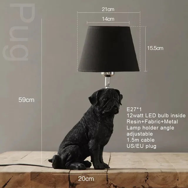 PupChic - Art Deco Puppy Lamp 6