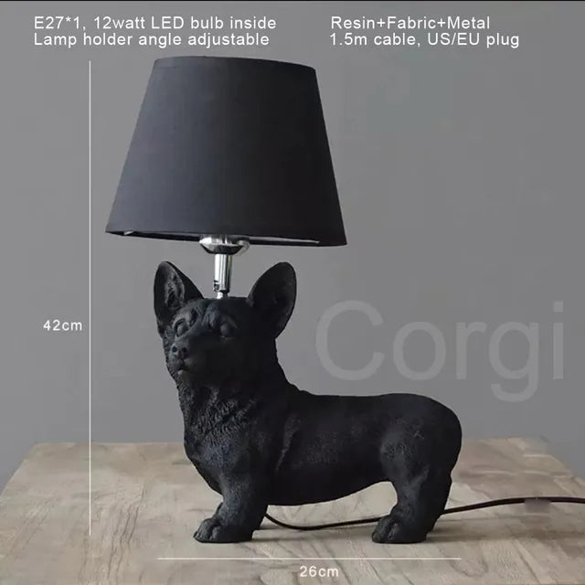 PupChic - Art Deco Puppy Lamp 8