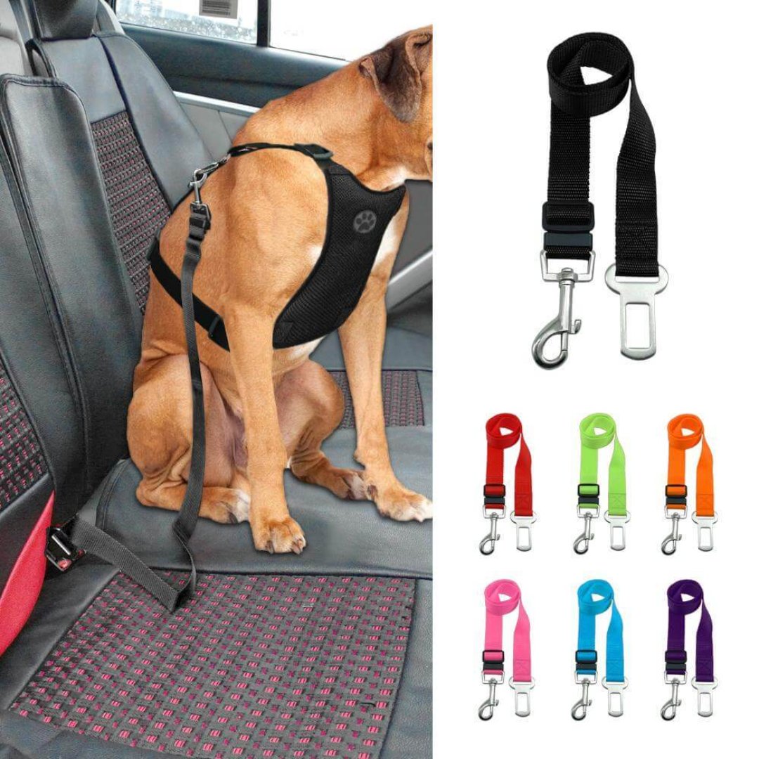 Pupguard - Adjustable Dog Seat Belt for Car Safety, Rotating Click Closure 0