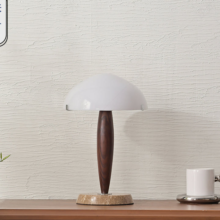 PureGlow – Marble Base Table Lamp with Glass Top 2