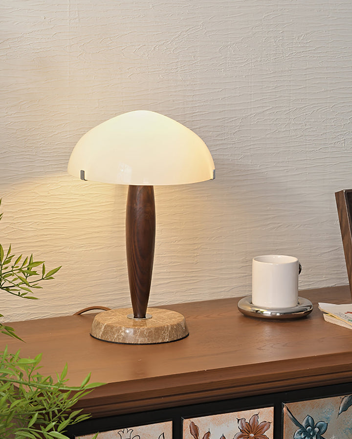 PureGlow – Marble Base Table Lamp with Glass Top 3