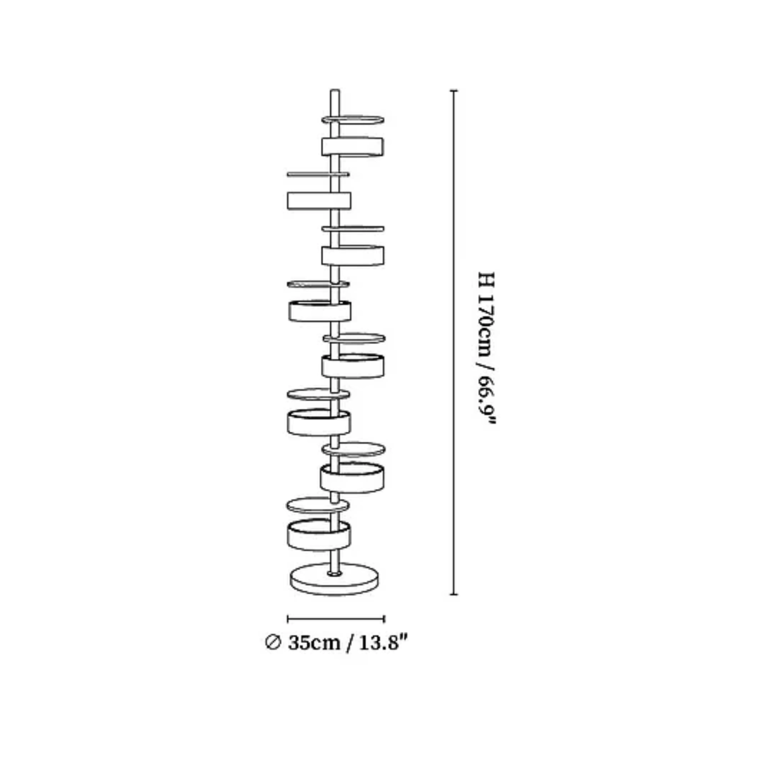 Qenisca Wooden Floor Lamp 3