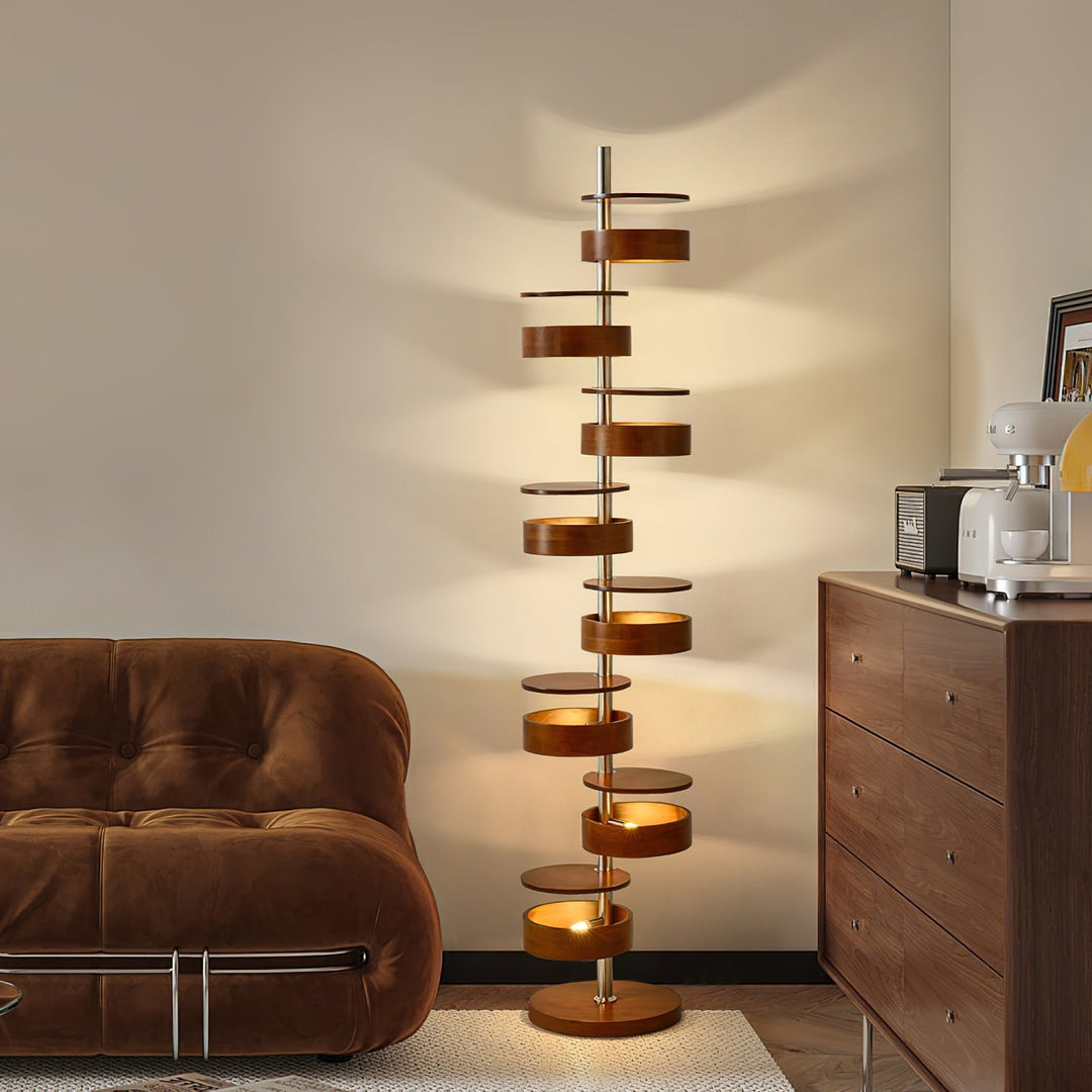 Qenisca Wooden Floor Lamp 5