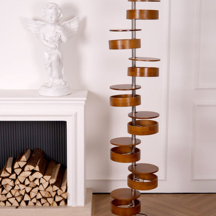 Qenisca Wooden Floor Lamp 8