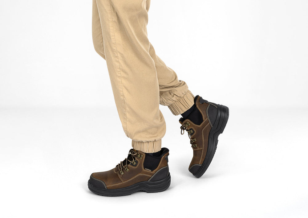 QuartzGuard | Durable Ergonomic Brown Hands-Free Work Boots 1