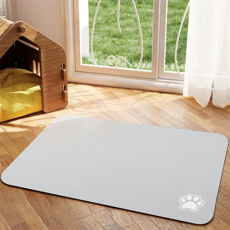 Quicksip Absorbent Pet Placemat for Easy Cleaning & Quick Drying Floor Protection 0