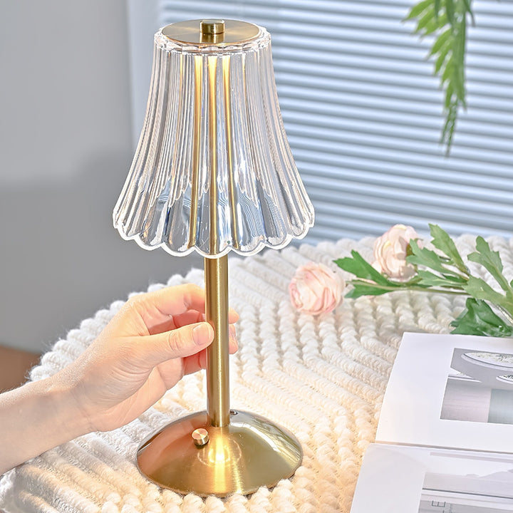 RadiantGold – Elegant Portable Table Lamp 1