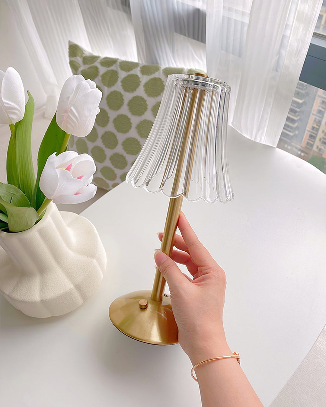 RadiantGold – Elegant Portable Table Lamp 2