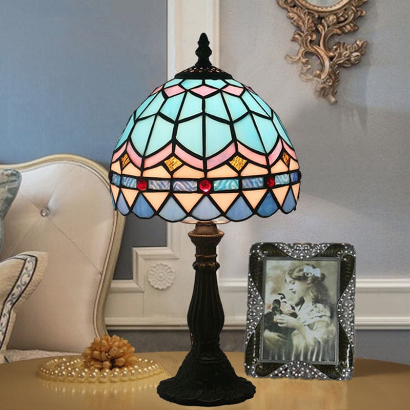 RadiantTints – Colored Glass Tiffany Lamp 1