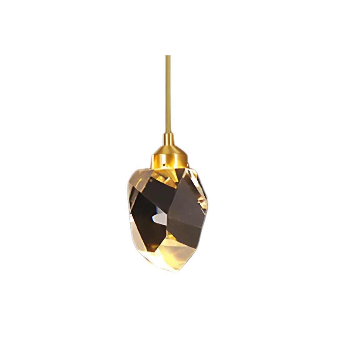 Raindrop Gold Accent Pendant Lamp 1