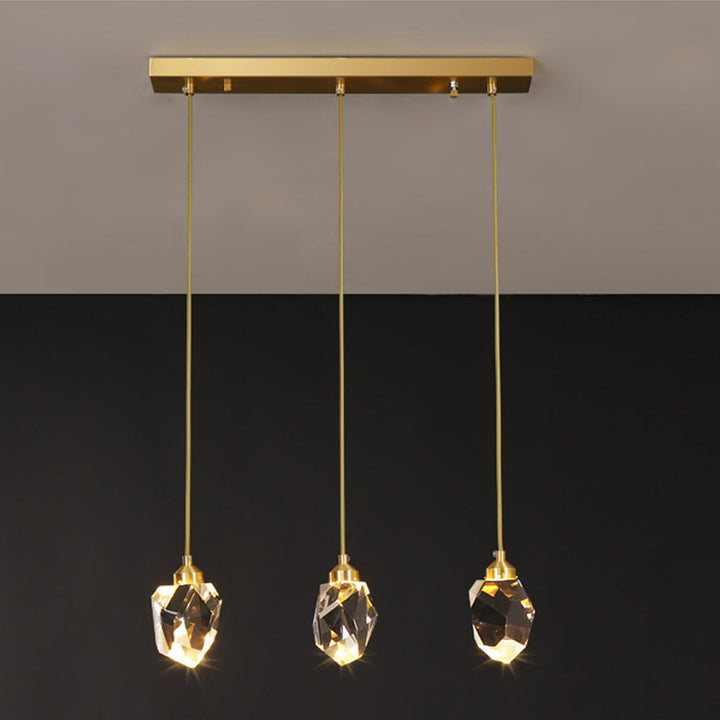 Raindrop Gold Accent Pendant Lamp 5