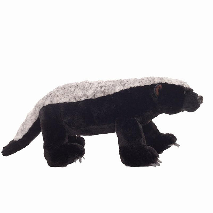 Realistic wild honey badger plush toy 1