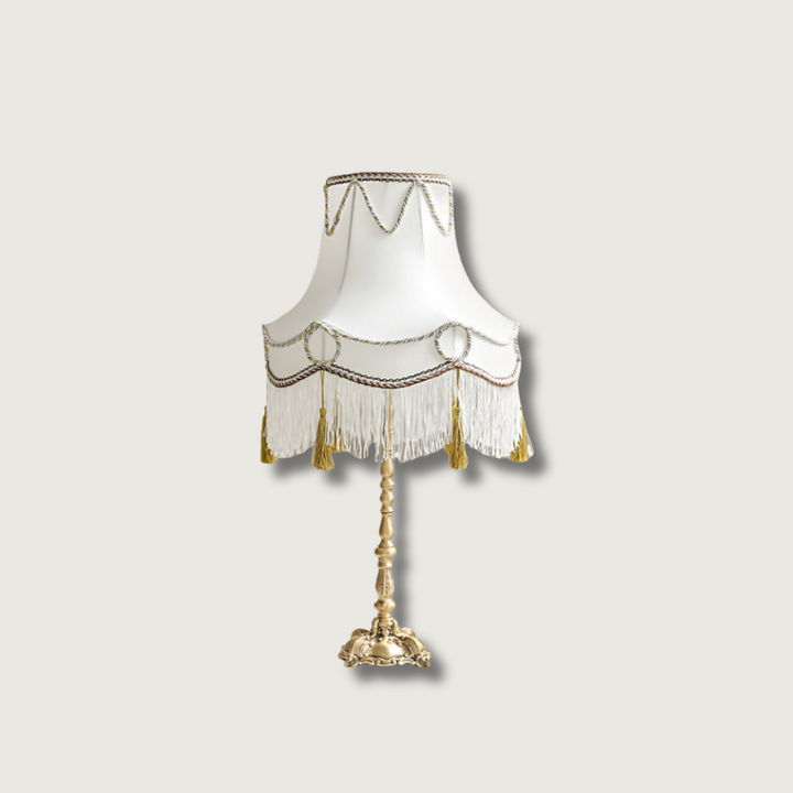 RegalBrass - Victorian Lamp with Gold Detailing and Luxurious Glow 0