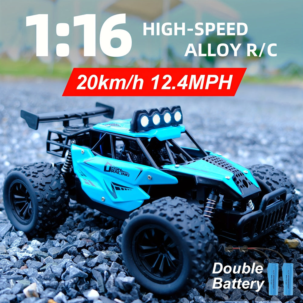 Remote Control Car with Alloy Body and Lights 2