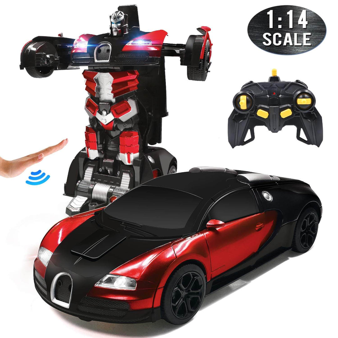 Remote Control Transforming Robot Car Toy 4