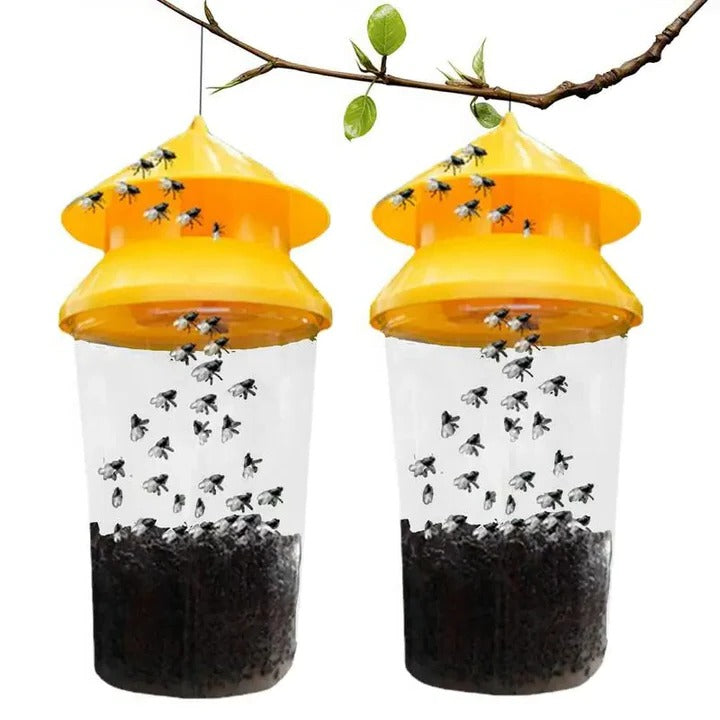Reusable Outdoor Hanging Fly Trap – Eco-Friendly Fly Catcher for Garden and Patio Insect Control 1