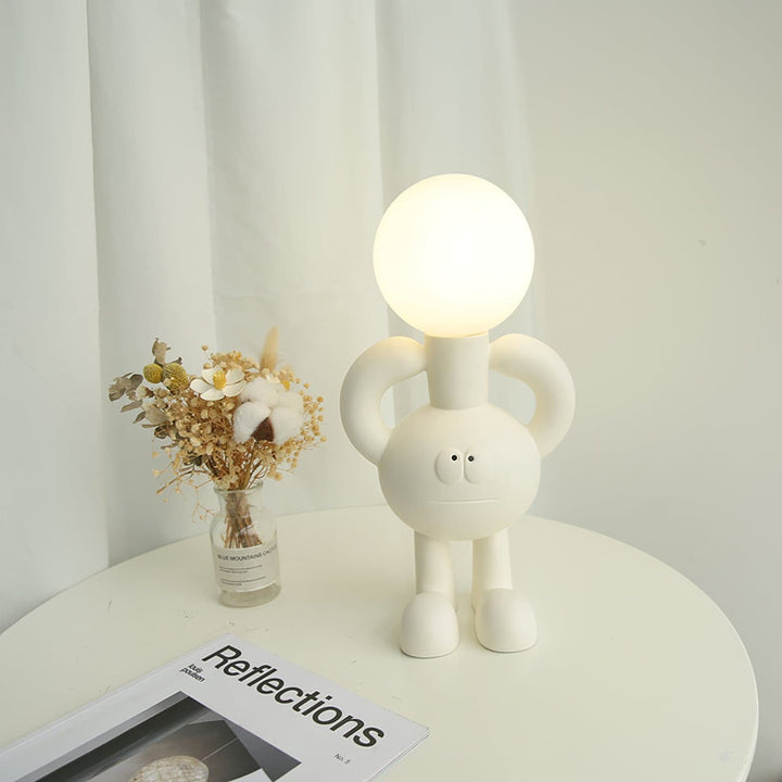 RoboLuxe - Table Lamp with Robot-Inspired Design and Cozy Illumination 1