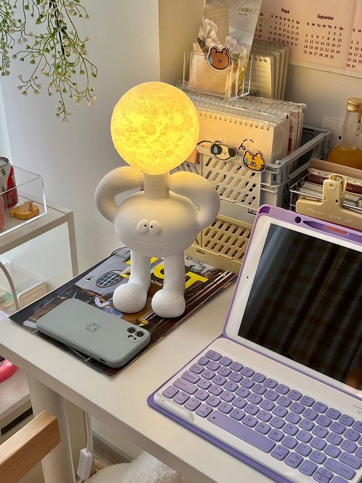 RoboLuxe - Table Lamp with Robot-Inspired Design and Cozy Illumination 7