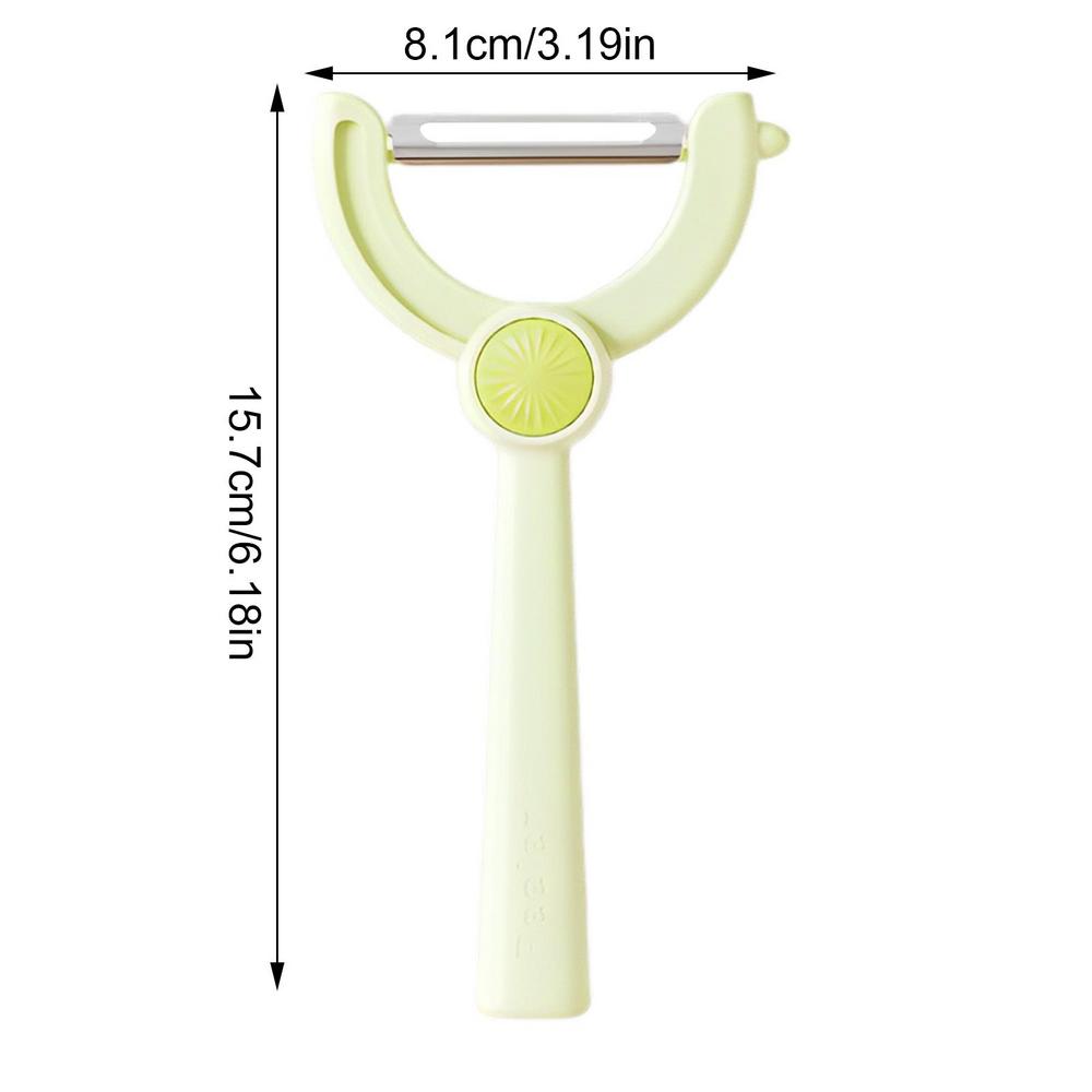 Rotating Vegetable Peeler with Ergonomic Handle – Efficient Tool for Quick Food Prep 0