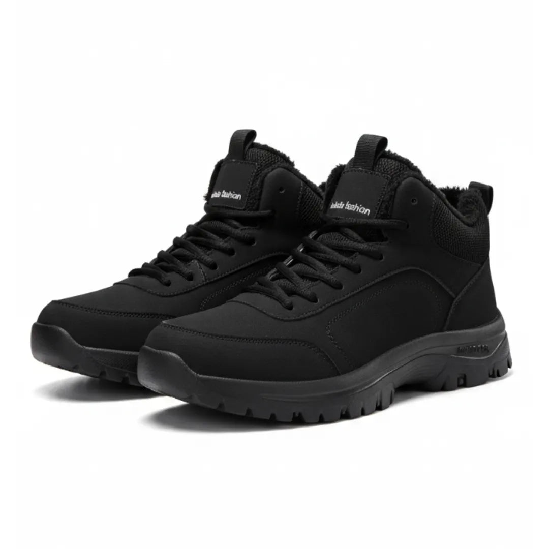 RuggedStep | Cozy Waterproof Men's Winter Boots for Cold Days 0