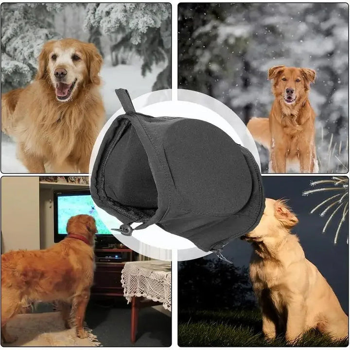 Ruis Dog Ear Protectors - Noise-Suppressing Canine Ear Protection Earmuffs 3