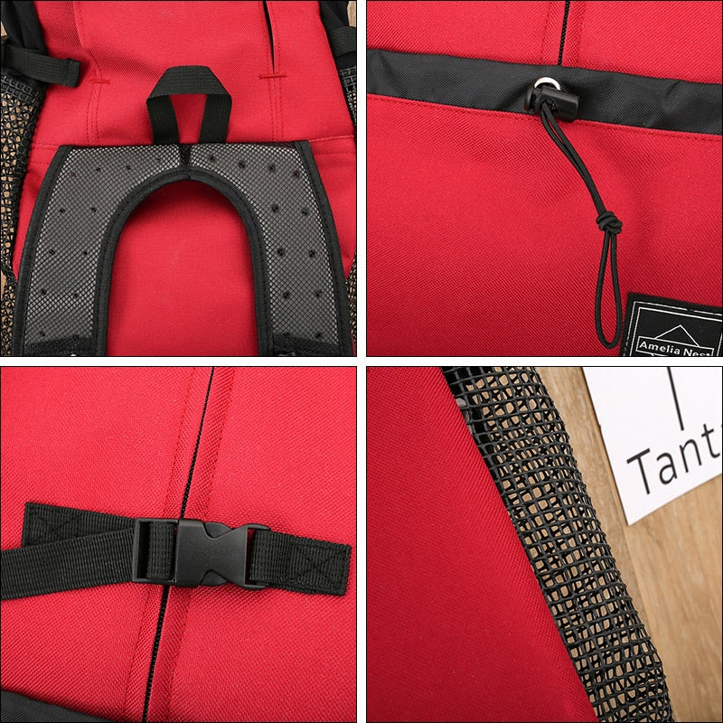 Safepaws - Durable Dog Travel Bag with Side Pocket for Cats & Dogs 2