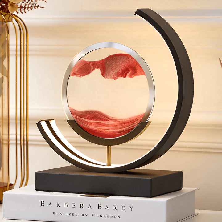 SandGlow | Remote-Controlled Dimmable Sand Lamp for Ambient Lighting 1
