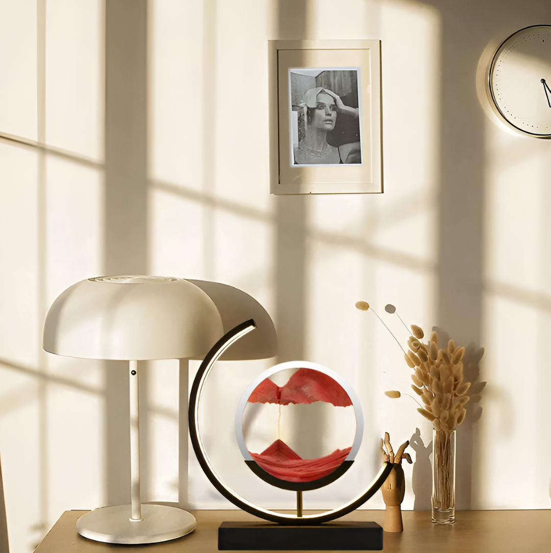 SandGlow | Remote-Controlled Dimmable Sand Lamp for Ambient Lighting 2