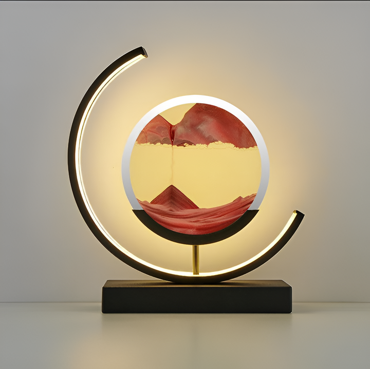 SandGlow | Remote-Controlled Dimmable Sand Lamp for Ambient Lighting 3