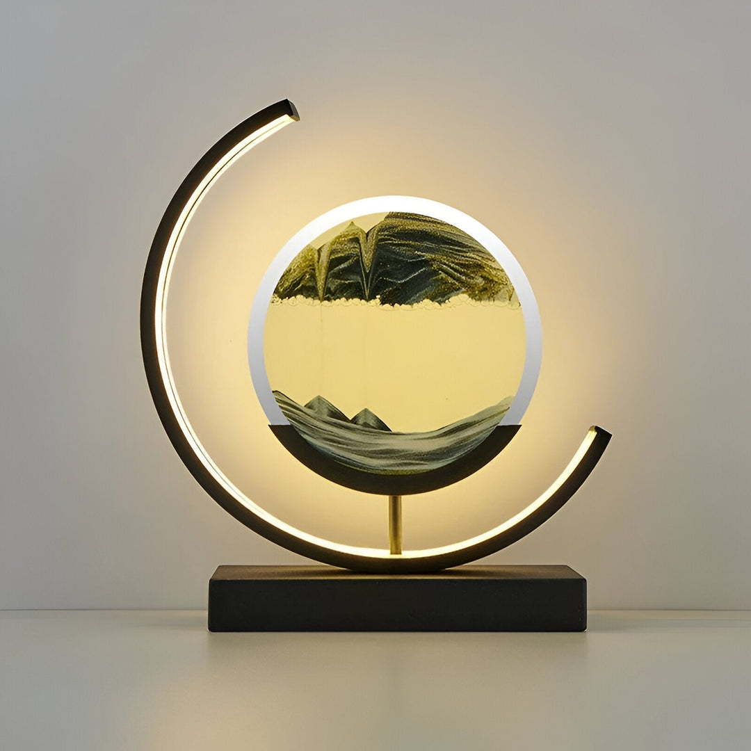 SandGlow | Remote-Controlled Dimmable Sand Lamp for Ambient Lighting 6