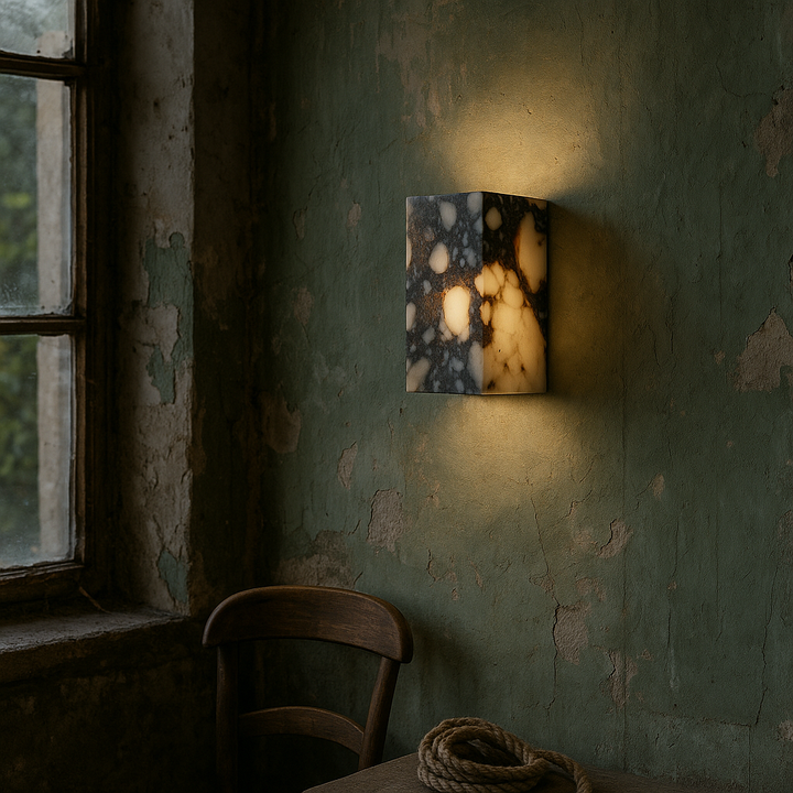 Sconiq | Elegant Marble Cube Wall Lamp for Modern Interiors 2