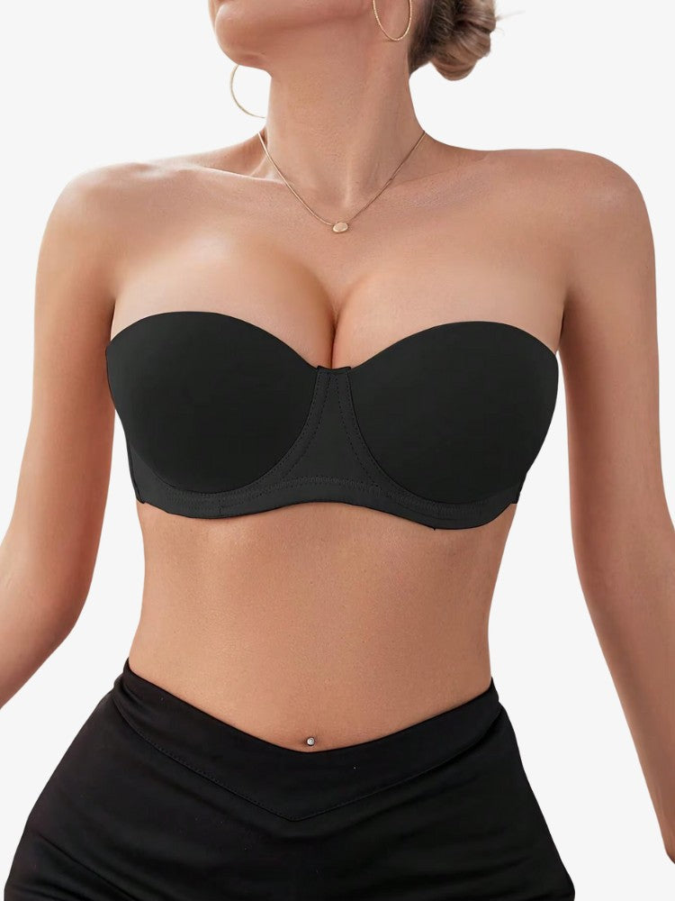 SilkenLift | Elegant Comfortable Strapless Push-up Bra 0