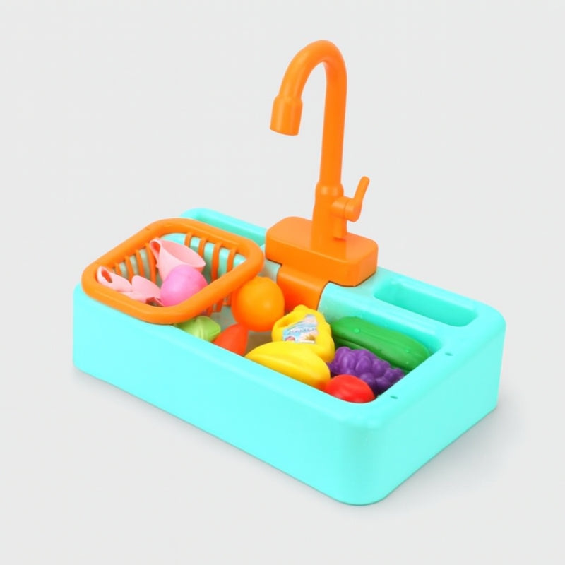SinkSprout – Mini Throwing Playset with Tap and Vegetable Toys 1