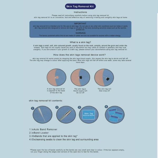 Skin Tag Removal Kit - Natural Painless Auto SKIN TAG Removal Skin tag bands Remover Device 5