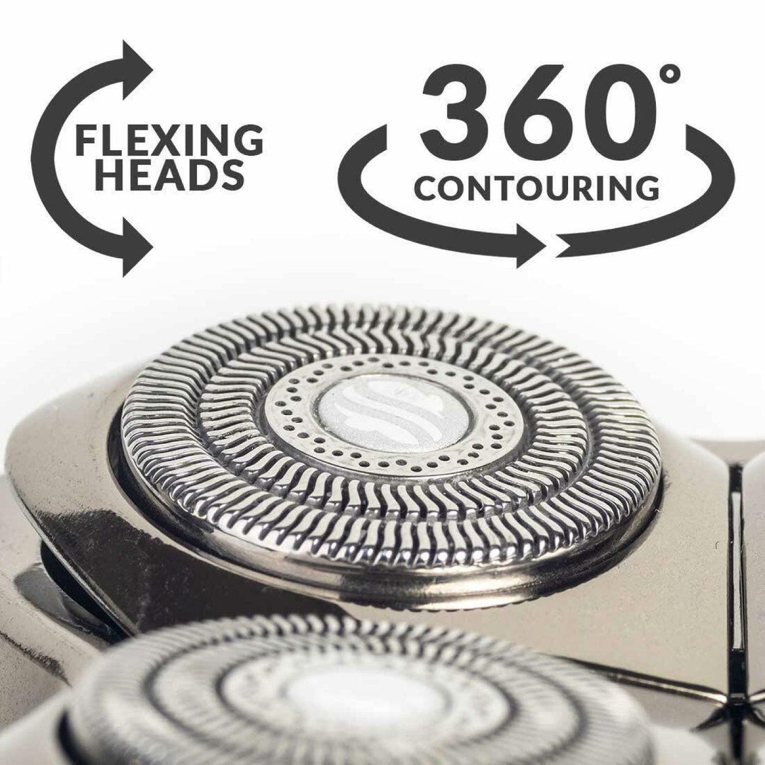 Skull Shaver Pitbull - Skull Shaver Silver PRO Head and Face Shaver Palm and Fierce Shavers - Spring Special! 2